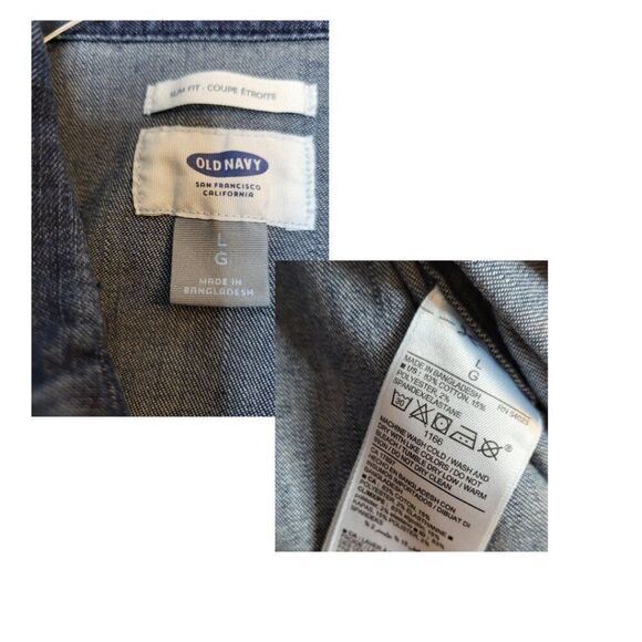 OLD NAVY WOMENS DARK DENIM JACKET   RJ0503D2 - Picture 4 of 4